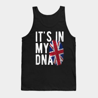 IT'S IN MY DNA British Flag England UK Britain Union Jack Tank Top